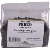 Peber sort hel 100 g